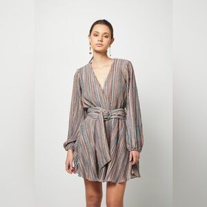 Elliatt Layla Mini Dress Metallic XS